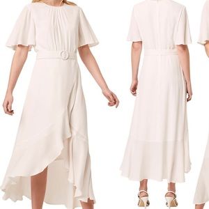 White hi-low dress - French Connection